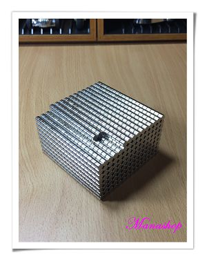 圓柱體6mm x 5mm - 用來做各種磁吸式婚禮小物便利貼