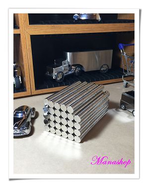 圓形10mm x 2mm - 製作磁吸手鍊的常用規格